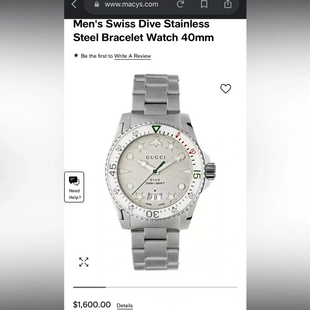 Brand New Gucci watch - Picture 4 of 5